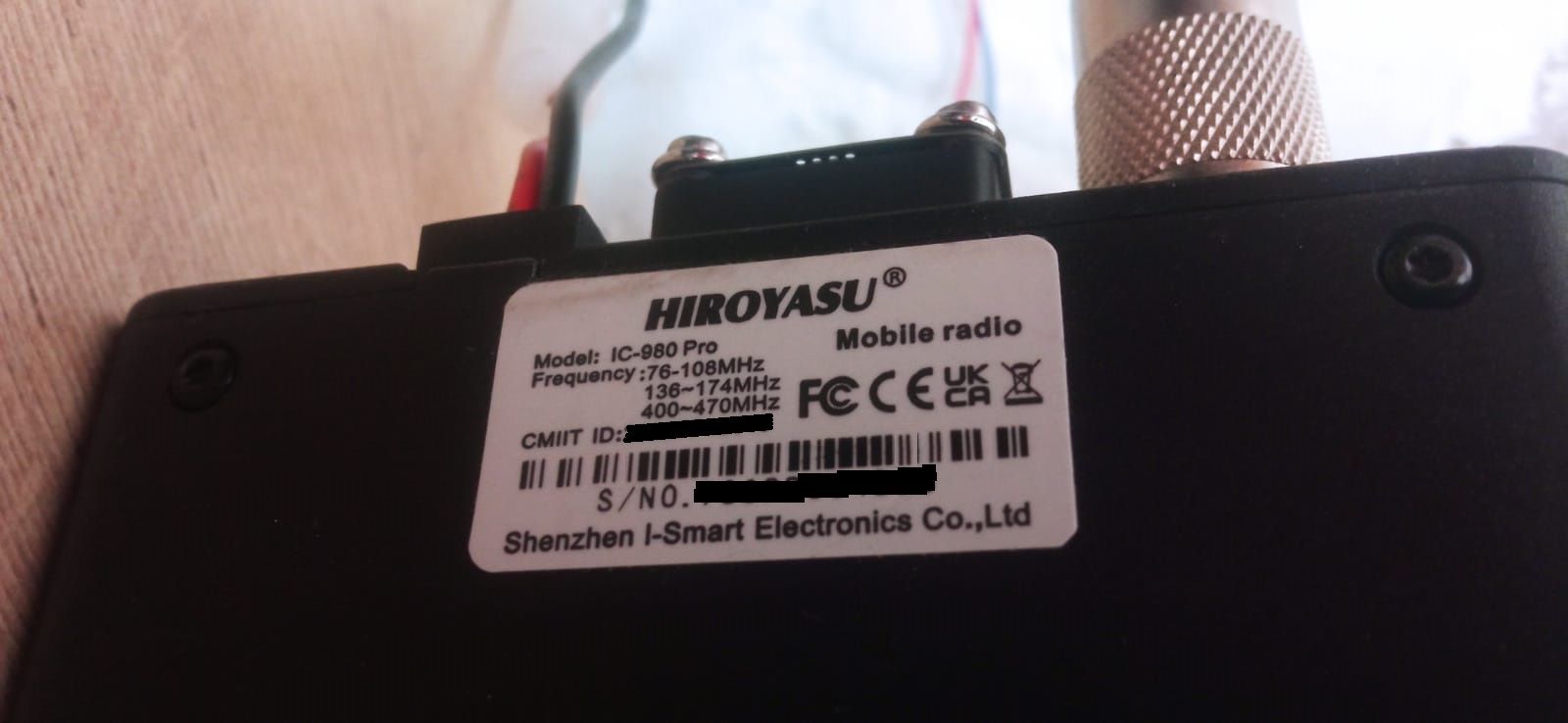 Placa de  Hiroyasu IC-980 PRO